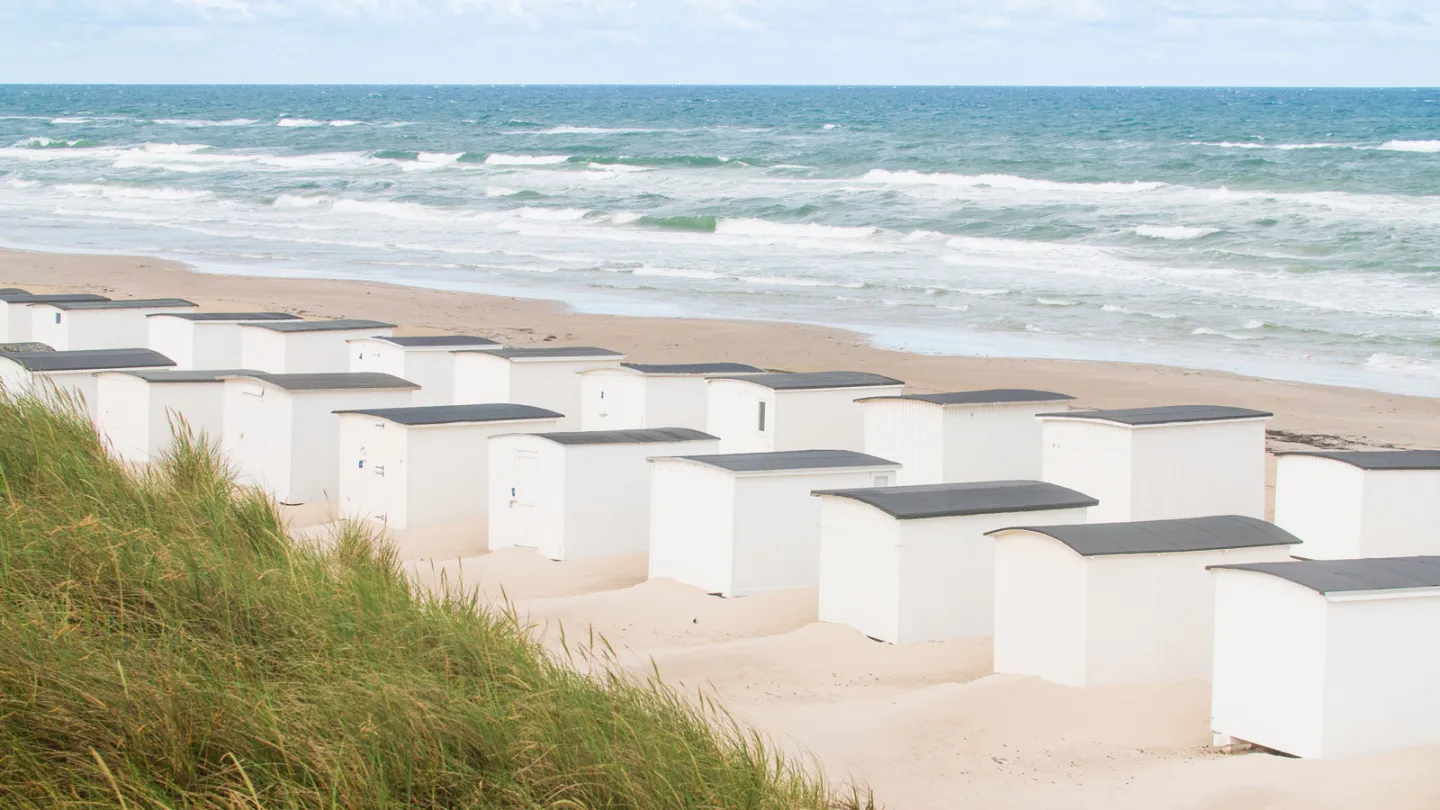 Badehuse på Løkken strand